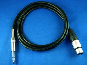 全新高品質手工OFC無氧銅 XLR母轉6.3mm立體聲公